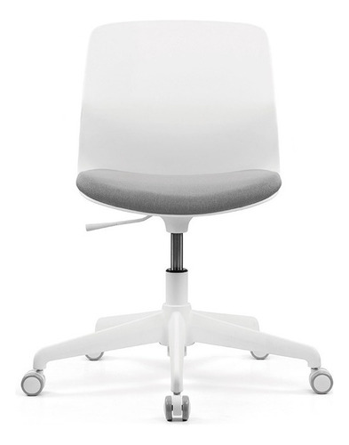 Silla Móvil Para Oficina Línea Mosh Color Gris Material Del Tapizado Tela Acrilica