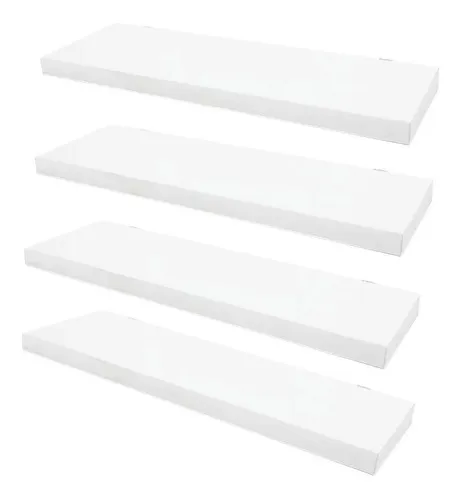 Prateleiras Nicho Mdf 20x55 Blanco Kit4 15 mm
