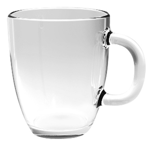 Imagen 1 de 2 de Set X 12 Tazón Vidrio Flint Amanecer Rigolleau Taza 375 Ml