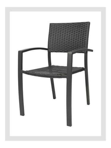 Imagen 3 de 10 de Juego Jardín Sillas Sillones Mesa 7 Pzas Simil Ratan Ct