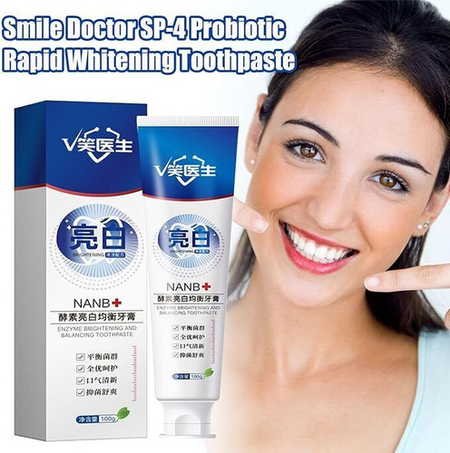- Creme Dental Probiótico Sp-4 De Clareamento Rápido