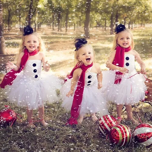 Vestidos de muñeco de nieve para niña hotsell
