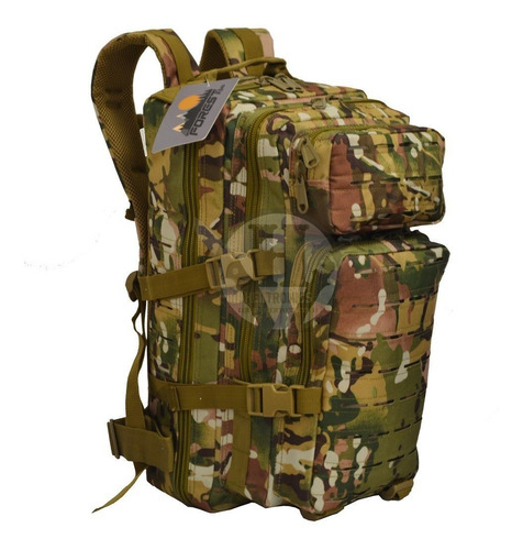 Mochila Tactica Forest Multicam Uca Patrulla 40l Molle Laser