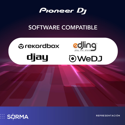 Imagen 7 de 10 de Controlador Consola Mezcladora Dj Pioneer Ddj-200 Usb-b