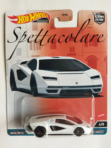 Hot Wheels Premium Lamborghini Countach Lpi 800-4 4/5 Pm4