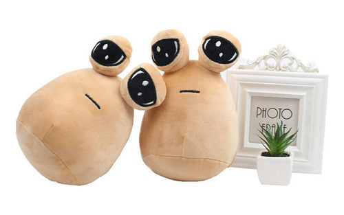 2 Piezas Peluche Alien Pou 22cm