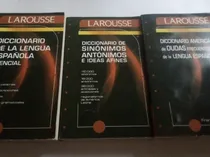 Comprar Diccionarios Dudas Frecuentes Ideas Afines 3 Vols. Larousse