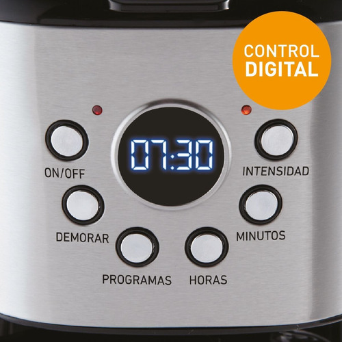 Imagen 8 de 10 de Cafetera Por Goteo Digital Timer 1.8l Peabody Pe-ct4207 Full