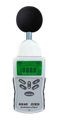 Decibelímetro Digital Profissional Hikari Hdb-882 C/maleta