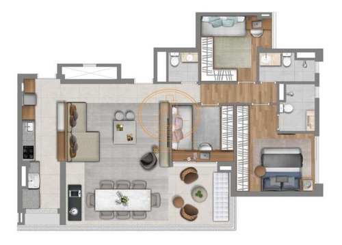 Apartamento Com 3 Dormitório(s) Localizado(a) No Bairro Alto De Pinheiros Em São Paulo / São Paulo - 10315:916541