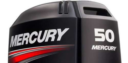 Imagem 5 de 8 de Motor De Popa Mercury 50 Hp M 2t + Frete E/t Poddium Náutica