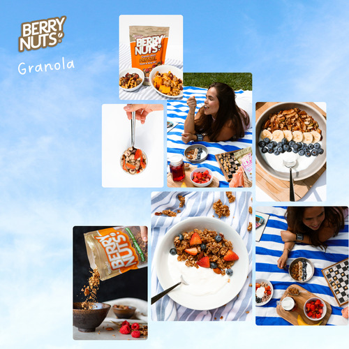 2 Pack Granola Arándano Y Almendra Berry Nuts 360g