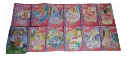 Libros Cuentos Infantiles Barbie Princesas Tapa Dura Leer