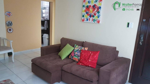 Imagem 2 de 11 de Apartamento 2 Dormitórios, No Bairro Aparecida, Em Santos - 2701