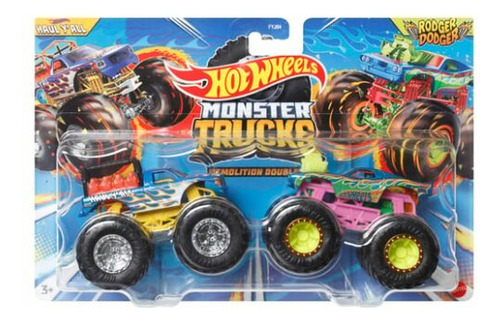 Hot Wheels® Monster Trucks X2 Haul Y'all Vs Rodger Dodger 