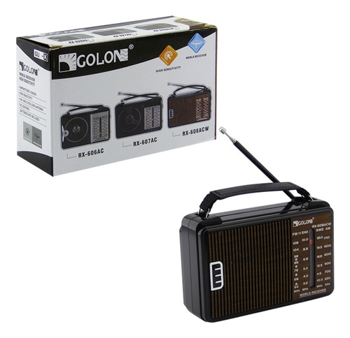 Radio Multibanda Golon A Pila O 220v