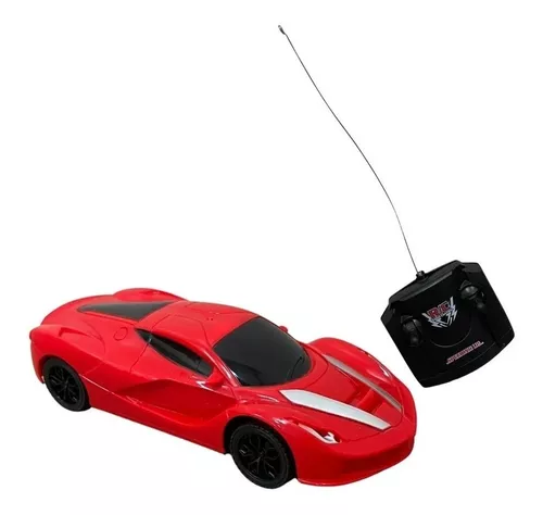 Carrinho Controle Remoto Esportivo 4 Funcoes 1:24 Vermelho