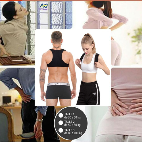 Corrector Postural En Cuotas Espalda Hombros Agnovedades