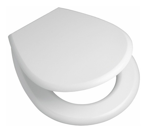 Asiento Inodoro Para Ferrum Pilar Blanco Mdf Herraje Cr