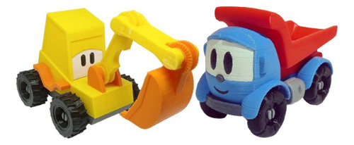 Juguete Camion Leo Y Max Funcional Para Niños Diversión Leo Y Max Celeste