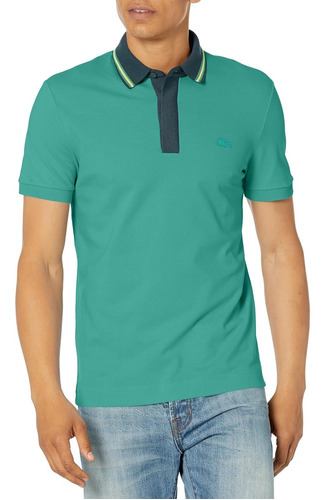 Camisa Polo Lacoste Manga Corta Casual Ocelle Mod Ph1125-51