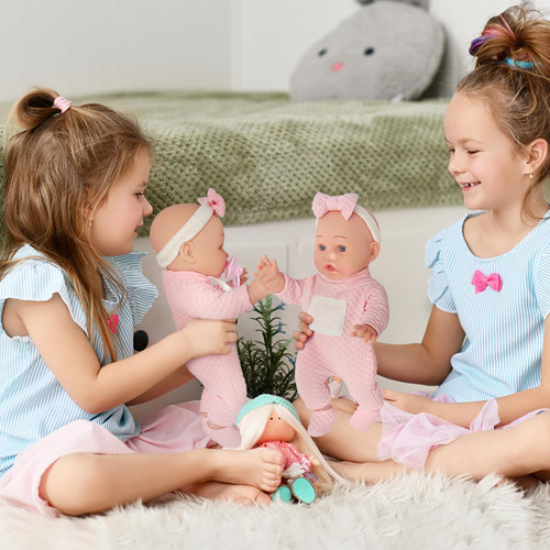 Muñeca Bebe Con Ropa 12 PuLG Regalo Niñas Navidad 10