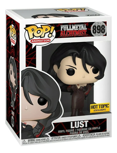 Funko Pop 898 Lust Fullmetal Alchemist Hot Topic Exclusive