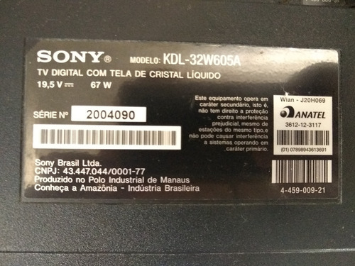 Tv 32 Sony Bravia-kdl-32w605a