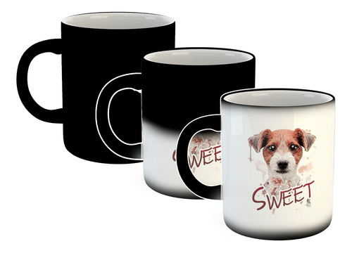 Taza Magica Perro Cool Anteojos Sweet