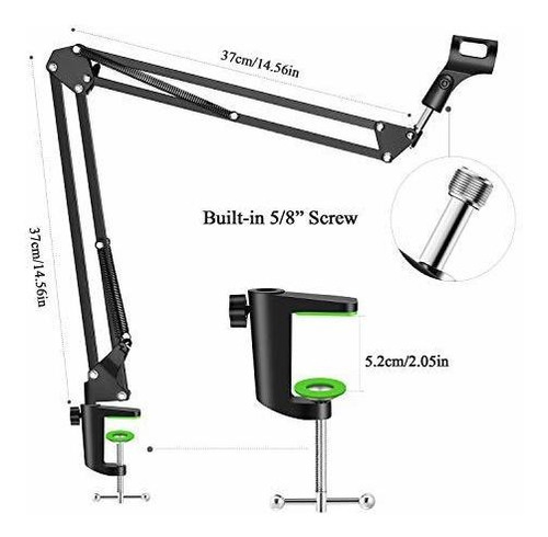 Yotto Soporte Para Micrófono Soporte Ajustable Para Micróf