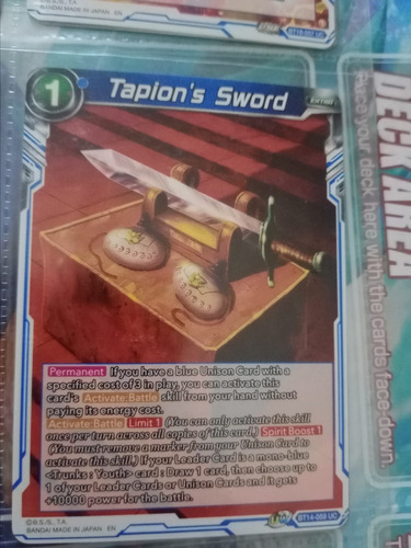 Tapion's Sword Carta Dragon Ball 