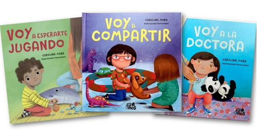 * 3 Libros Carolina Mora * Voy A La Doctora Compartir Espera