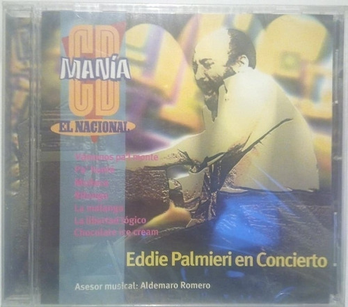 Disco Cd Manía Eddie Palmieri En Concierto