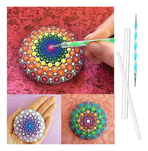 Mandala Dot Tool Para Pintura En Piedra