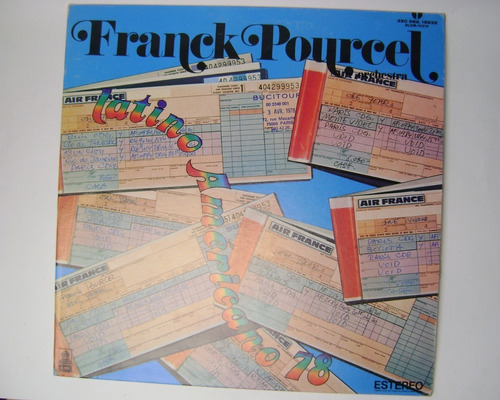 Franck Pourcel - Latino Americano (1978) Vinilo Lp