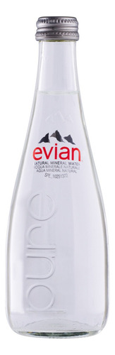 Água mineral Evian Pure  sem gás   garrafa  330 mL  