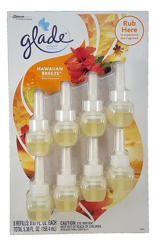 Recambios Glade Plugins Hawaiian Breeze 8 Unidades 19 Gramos