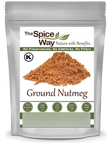 The Spice Way Nuez Moscada Molida - Polvo Premium - Bolsa Re