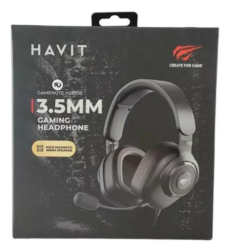 Auricular Havit Gamer Hv-h2230d Con Cable Y Microfono