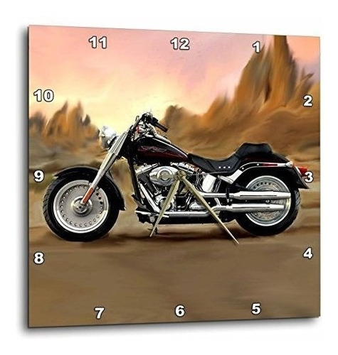 Reloj De Pared Que Representa Harleydavidson Y 174; Motocicl