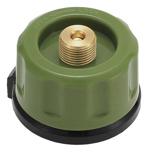 Convertidor De Adaptador De Tanque De Gas De Barbacoa Verde