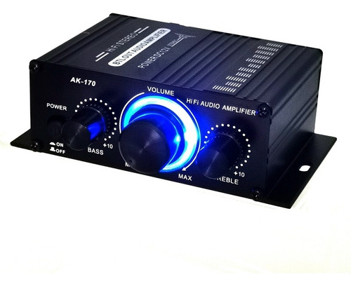 Miniamplificador Estéreo Dc12v Reproductor De Audio Hi-fi De