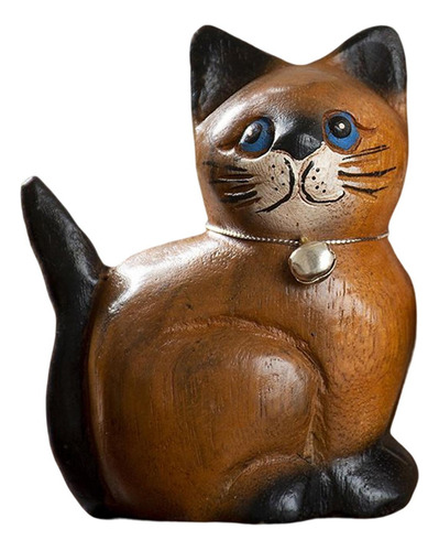 Adorno De Estatua De Gato, Linda Figura De Gatito Para S Hea