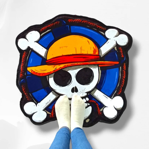 Tapete One Piece Logo Personalizado Anime Tapete Decorativo
