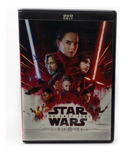 Dvd Película Star Wars Vlll ( The Last Jedi ) / Excelente 