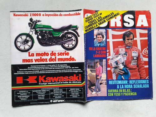 Revista Corsa Nº 782 Mayo 1981 Reutemann - 24 Horas Le Mans