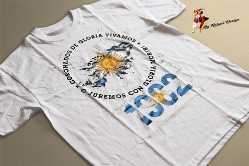 Remera Islas Malvinas Argentinas Coronados De Gloria 1982