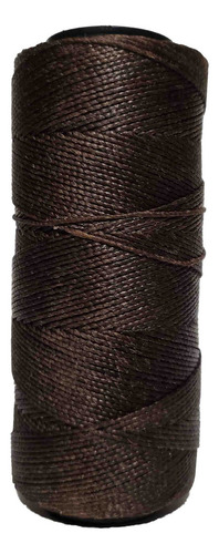 Linha De Custura De Solados P Sapatos N4 De Blaque Encerada Cor Café Cod 29