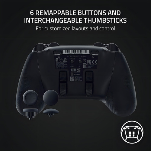 Razer Wolverine V2 Pro - Driver Inalámbrico Para Juegos Para Playstation 5 / Ps5, Pc: Botones De Acción Mecánico Táctil - Microinterruptor De 8 Vías D-pad - Hypertrigger - 6 Botones Remappables