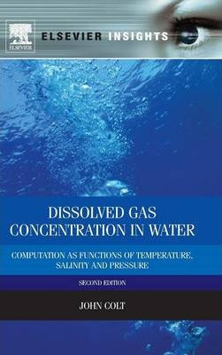 Libro Dissolved Gas Concentration In Water : Computation ...